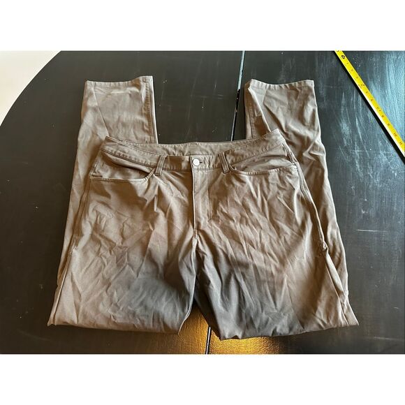 Lululemon Dress Slacks Chocolate Mens Sz 33 - Picture 1 of 9